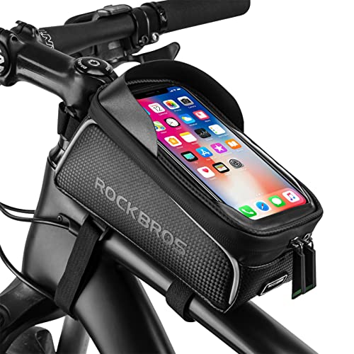 TPU-Touchscreen Rahmentasche,Triangle Rahmentasche Vielseitige Fahrradtasche Wasserdicht Rahmentasche Fahrrad Rahmentasche Likey Fahrrad Rahmentasche