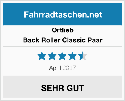 Ortlieb Back Roller Classic Paar Test