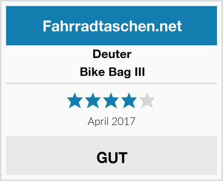 Deuter Bike Bag III Test