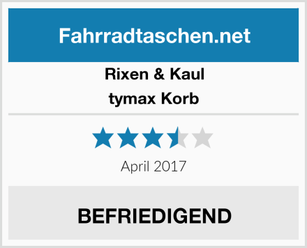 Rixen & Kaul tymax Korb Test