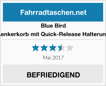 Blue Bird Lenkerkorb mit Quick-Release Halterung Test