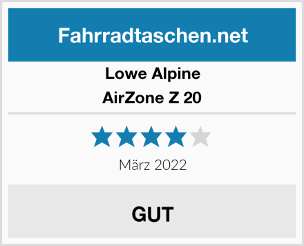 Lowe Alpine AirZone Z 20 Test