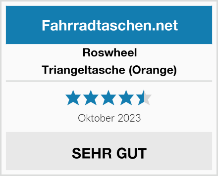 Roswheel Triangeltasche (Orange) Test
