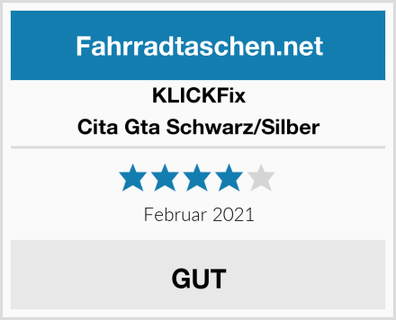 KLICKFix Cita Gta Schwarz/Silber Test