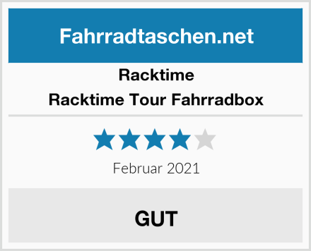 Racktime Racktime Tour Fahrradbox Test