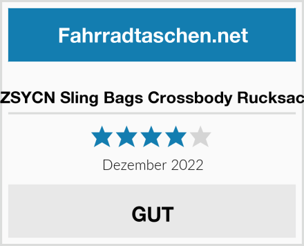 SZSYCN Sling Bags Crossbody Rucksack Test