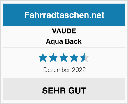 VAUDE Aqua Back Test