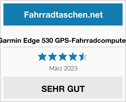 Garmin Edge 530 GPS-Fahrradcomputer Test