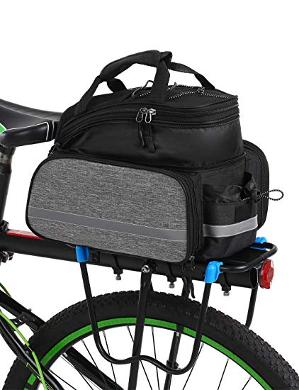 13L Fahrradkoffer Rücksitz Tasche Sitztasche Gepäckträgertasche Pannier Bag DHL 
