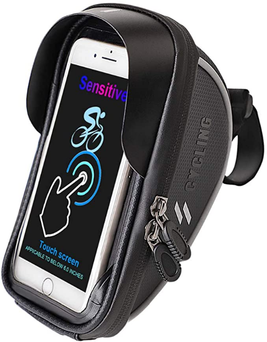 Lenkertasche Regenschutz Handy Lenkrad Halterung LetiStore Smartphone Fahrradhalterung Handyhalter Fahrradtasche Für Huawei Bis 6 Zoll 